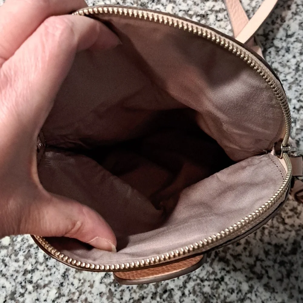 Marc Jacobs Q Natasha Bright Rosa Pink Leather Small Crossbody Bag - Picture 10 of 15